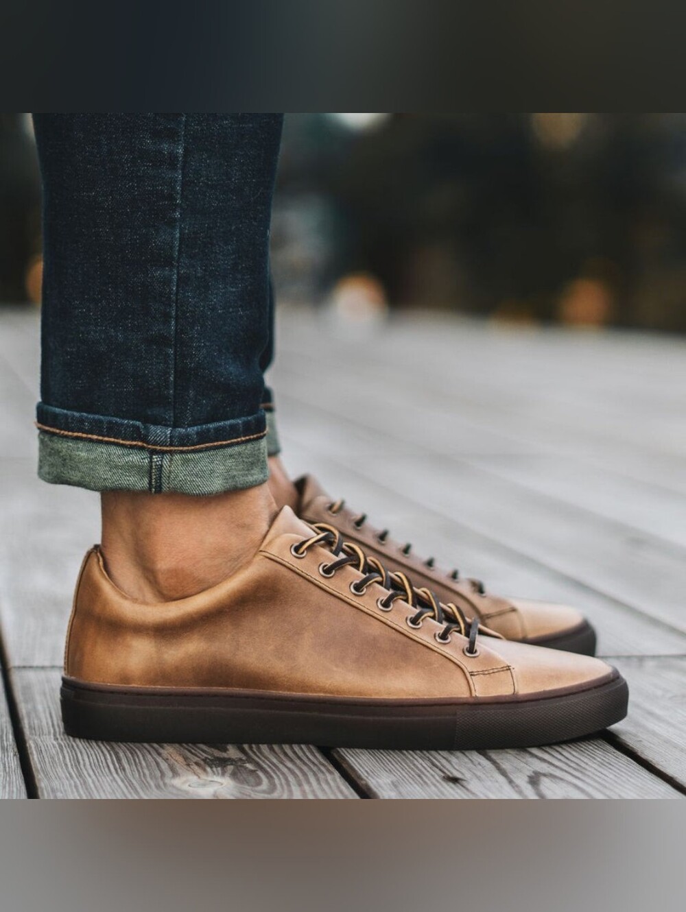 Thursday Boot Company Premier Low Top Natural Leather Sneakers Men's 9.5